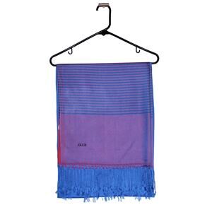 AKER Blue Purple Red Shawl Wide Scarf Pashmina